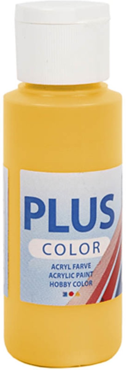 Plus Color acrylverf, yellow sun, 60ml [HOB-39632]